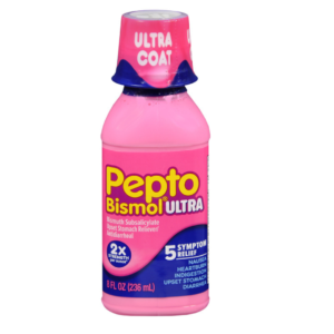 Pepto-Bismol Ultra Bismuth Subsalicylate Liquid 8 OZ