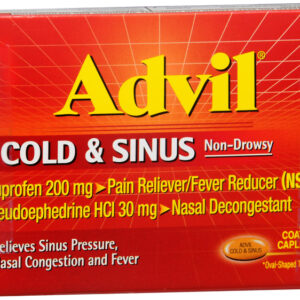 Advil Sinus Congestion & Pain Coated Tablets 20 EA