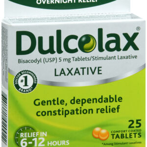 Dulcolax Overnight Laxative 5mg Tablets 25ct