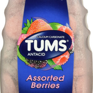 Tums Ultra Strength 1000 Antacid Chewable Tablets Assorted Berries 160 EA