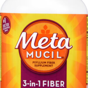 Metamucil 3-In-1 Daily Fiber Capsules 160 EA