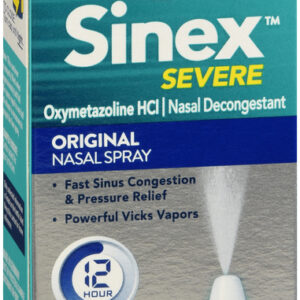 Vicks Sinex Severe Oxymetazoline HCl Nasal Spray Original 0.5 OZ