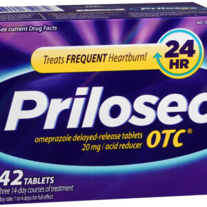 Prilosec OTC Omeprazole 20 mg Acid Reducer Tablets 42 EA
