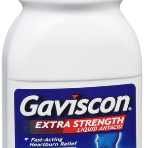 Gaviscon Liquid Antacid Extra Strength Cool Mint Flavor 12 OZ