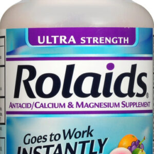 Rolaids Ultra Strength Antacid Assorted Fruit Chewable Tablets 72ct