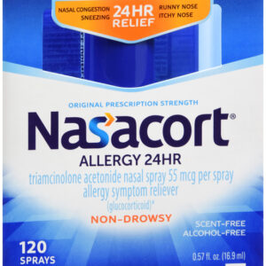 Nasacort Allergy 24 HR Spray Original Prescription Strength 120 EA