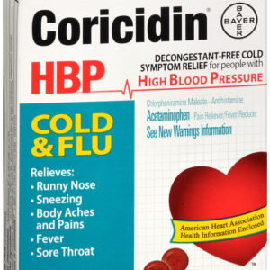 Coricidin HBP Cold & Flu Tablets 10 EA