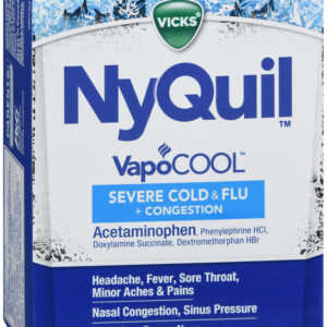 Vicks NyQuil Severe Cold & Flu + Congestion Coated Caplets VapoCOOL 24 EA