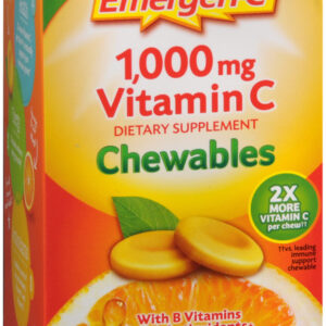 Emergen-C 1000 mg Vitamin C Chewables Orange Blast 40 EA