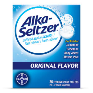 Alka-Seltzer Buffered Aspirin (NSAID) Pain Reliever/Fever Reducer Effervescent Tablets Original 36 EA
