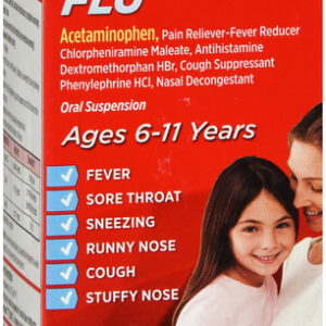Tylenol Children's Cold + Flu Oral Suspension Grape 4 OZ