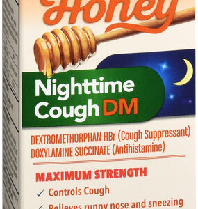 Robitussin Adult Honey Nighttime Cough DM Liquid Maximum Strength 4 OZ