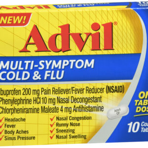 Advil Multi-Symptom Cold & Flu Coated Tablets 10 EA