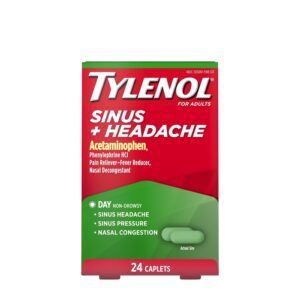 Tylenol Sinus + Headache Caplets Day 24 EA
