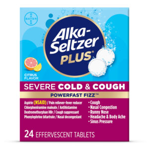 Alka-Seltzer Plus Severe Cold & Cough Citrus Tablets 24ct