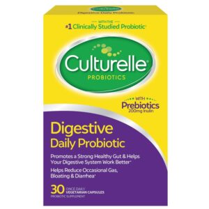 Culturelle Digestive Daily Probiotic Vegetarian Capsules 30ct