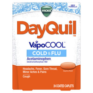 DAYQUIL VAPOCOOL COLD+FLU CPL 24CT