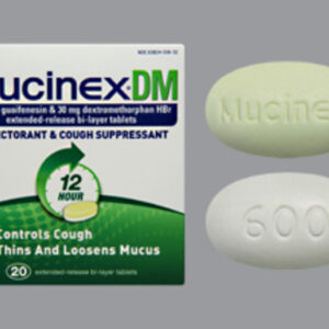 Mucinex DM Expectorant & Cough Suppressant 12 Hour Extended-Release Bi-Layer Tablets 20 EA